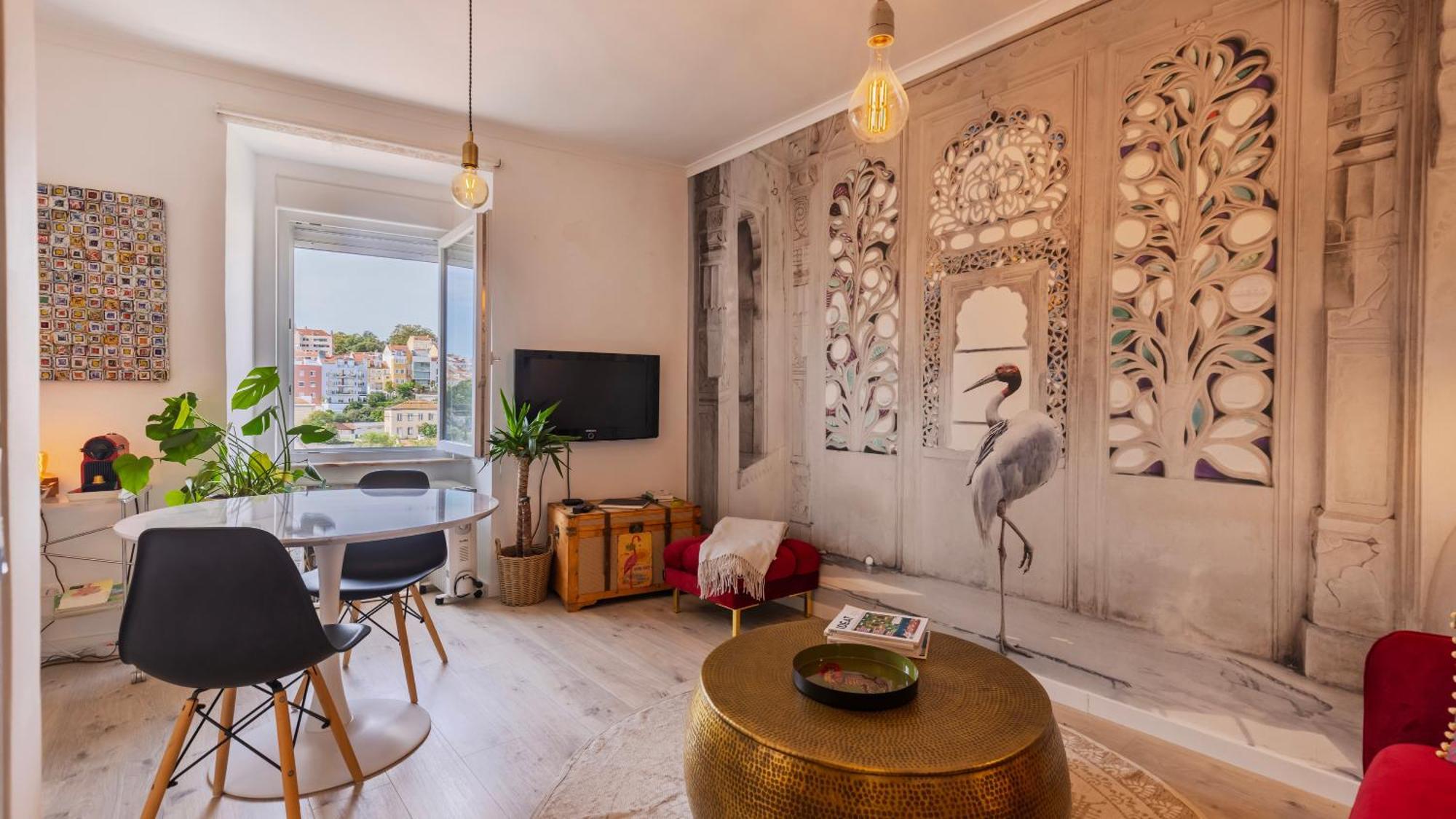 Lejlighed Sunny Design In Praca Flores By Lovelystay Lisboa